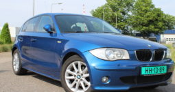 *verkocht* BMW 118i, 5 deurs, 02-2006, Blauw*Xenon*Leer