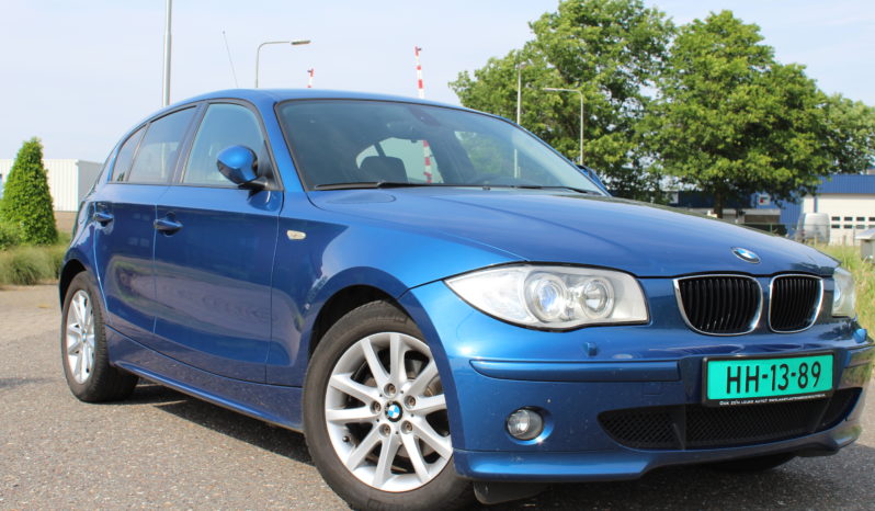 *verkocht* BMW 118i, 5 deurs, 02-2006, Blauw*Xenon*Leer