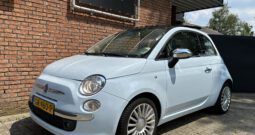 *Verkocht* Fiat 500 1.2 2009 | Nw APK | Panoramisch schuif-/kanteldak | Licht Blauw | NAP |